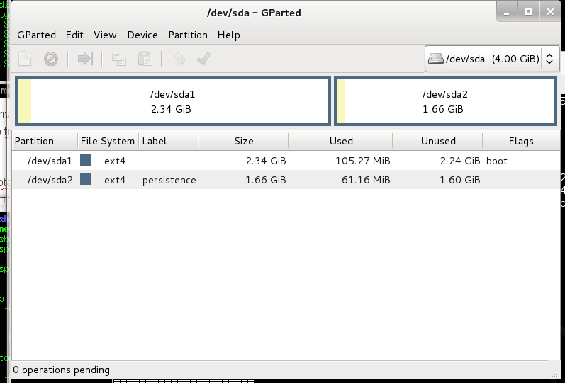 unetbootin persistent partition